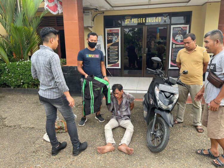 Polsek Jaluko Kembali Amankan Curanmor di Desa Mendalo Indah.