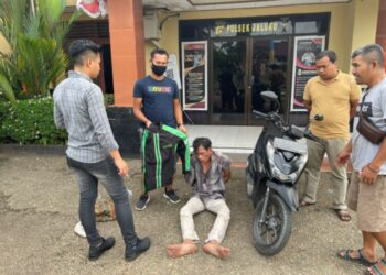 Polsek Jaluko Kembali Amankan Curanmor di Desa Mendalo Indah.