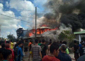 Amukan Si Jago Merah Kembali Hanguskan Rumah Warga Teluk Nilau
