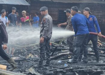 Kebakaran Teluk Nilau, 4 Rumah Hangus 3 Rusak Ringan
