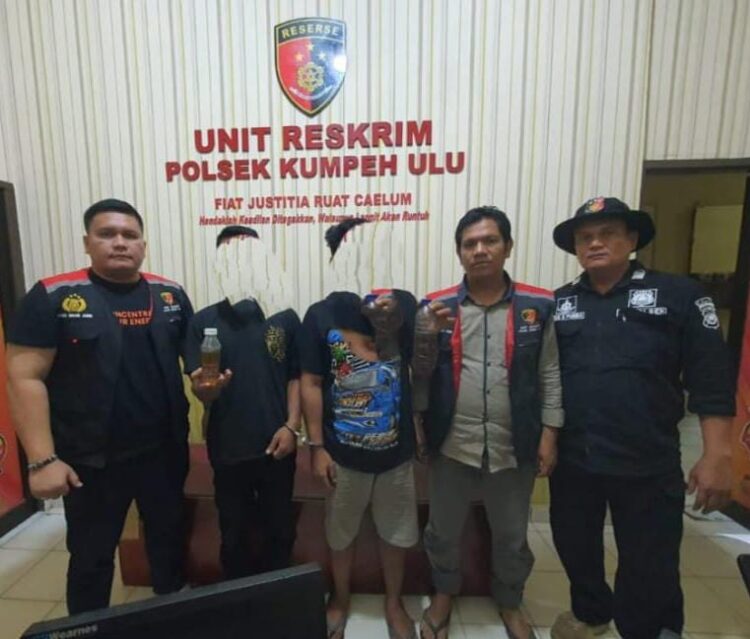 Diduga Bawa BBM Ilegal, 2 Orang Pelaku Diamankan Polsek Kumpeh Ulu