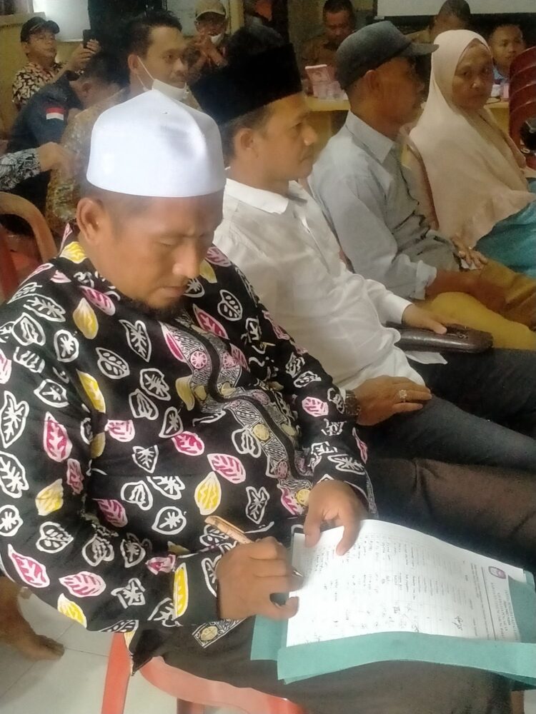 Pilkades Parit Pudin, Unggul di 6 TPS Syaiful Menang Telak