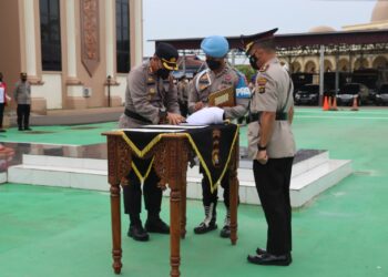 Polres Tanjabbar Gelar Sertijab Sejumlah Pejabat