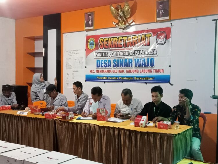 Pilkades Sinar Wajo Petahana Unggul Dengan Perolehan Nilai 557 Suara