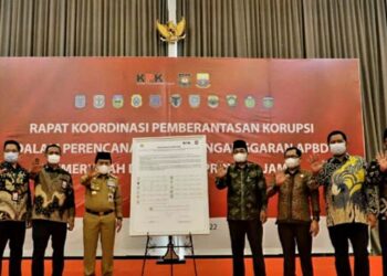 Bupati Hadiri Rakor Pemberantasan Korupsi Dalam Perencanaan dan Penganggaran APBD