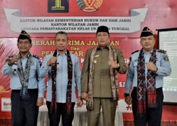 Wabup Hairan Hadiri Sertijab Kalapas II B Kuala Tungkal
