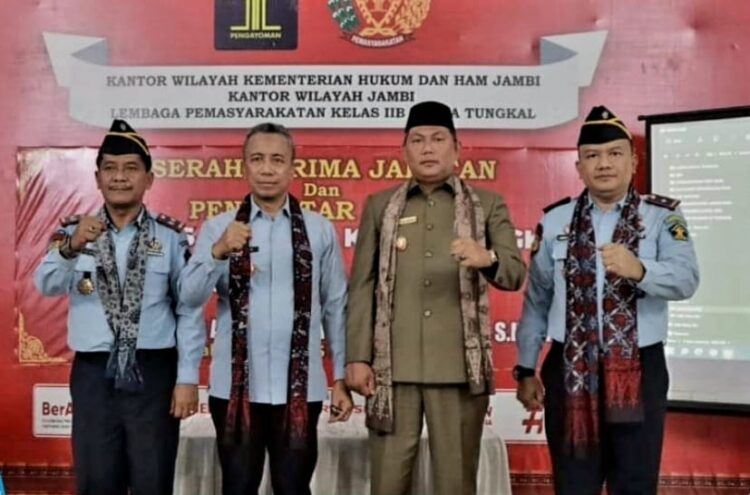 Wabup Hairan Hadiri Sertijab Kalapas II B Kuala Tungkal