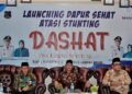 Wabup Buka Launching Dapur Sehat (DASHAT) Desa Sungai Landak