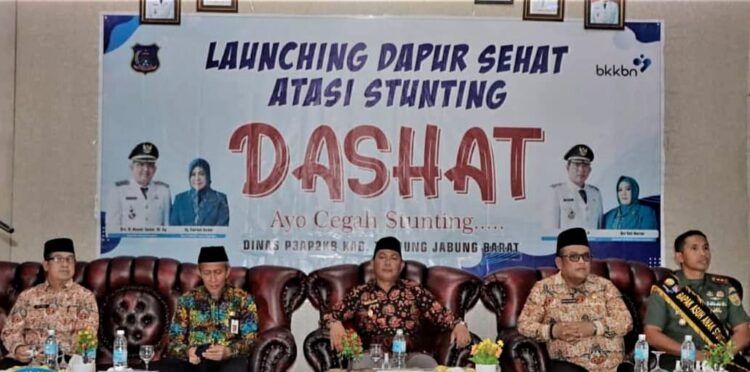 Wabup Buka Launching Dapur Sehat (DASHAT) Desa Sungai Landak