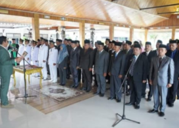 Bupati Fadhil Lantik Sejumlah Pejabat Struktural