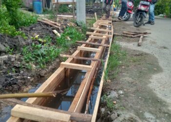 Proyek Drainase di Soal, Satu Lokasi Beda Ukuran