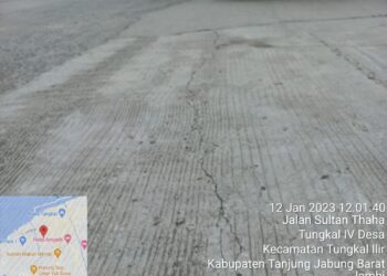 Baru Selesai Dikerjakan Begini Kondisi Proyek Rigit Beton Parit 1