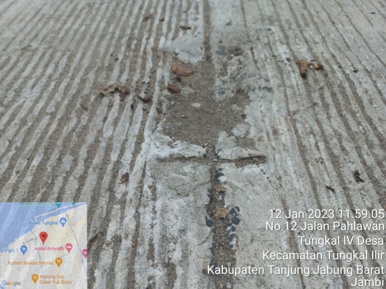 Kembali Ditemukan, Proyek Rigit Beton Milyaran Rupiah Diduga Asal Jadi