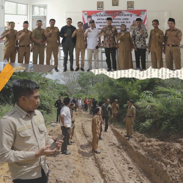 Dampingi Kunker Ketua DPRD Provinsi ke Mandiangin Timur Sarolangun