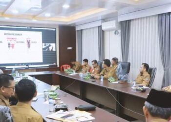 Wabup Tanjabbar Ikuti Sosialisasi SPI Tahun 2023 Secara Virtual