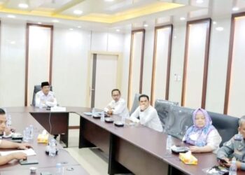 Bupati Tanjabbar Ikuti Rakornas Wasin Tahun 2023 Secara Virtual