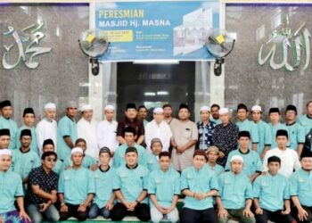 Bupati Tanjabbar Resmikan Masjid Hj. Masna Balai Marga