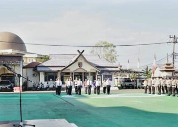 Wabup Tanjabbar Pimpin Apel Launching Polisi Rukun Warga