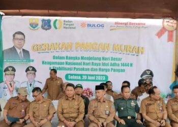 Wabup Tanjabbar Hadiri Kegiatan Gerak Pangan Murah Jelang Idul Adha