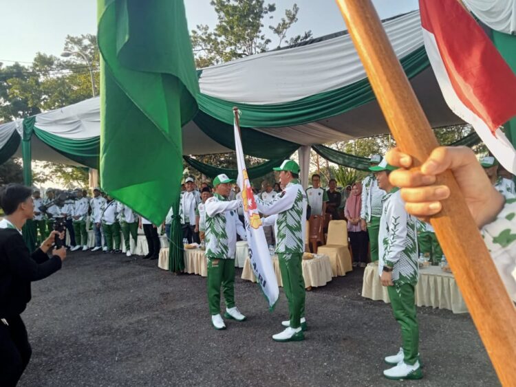 Junjung Tinggi Sportivitas, Bupati Fadhil Lepas Atlet Menuju Porprov Jambi ke XXIII tahun 2023.