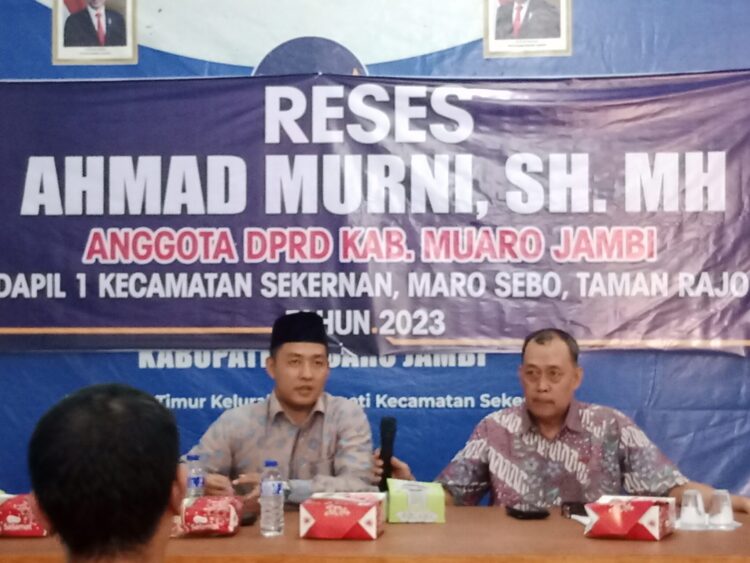 Anggota DPRD Muaro Jambi Fraksi Nasdem Tampung Aspirasi Masyarakat Sengeti