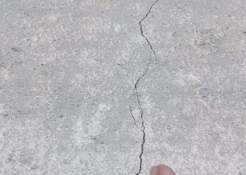 Baru Dikerjakan Proyek Rabat Beton Rusak, Dinas Perkim Bungkam