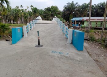 Skala Prioritas Bangun Jembatan Segol 3, Pemdes Sinar Wajo Kebut Pekerjaan