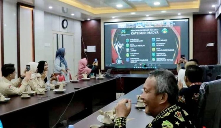Pemkab Tanjabbar Raih Penghargaan KLA 2023 Kategori Madya