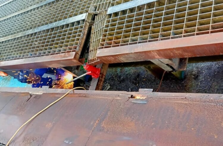 Guna Kenyamanan Pengguna Pelabuhan Roro, Dishub Tanjabbar Lakukan Perbaikan