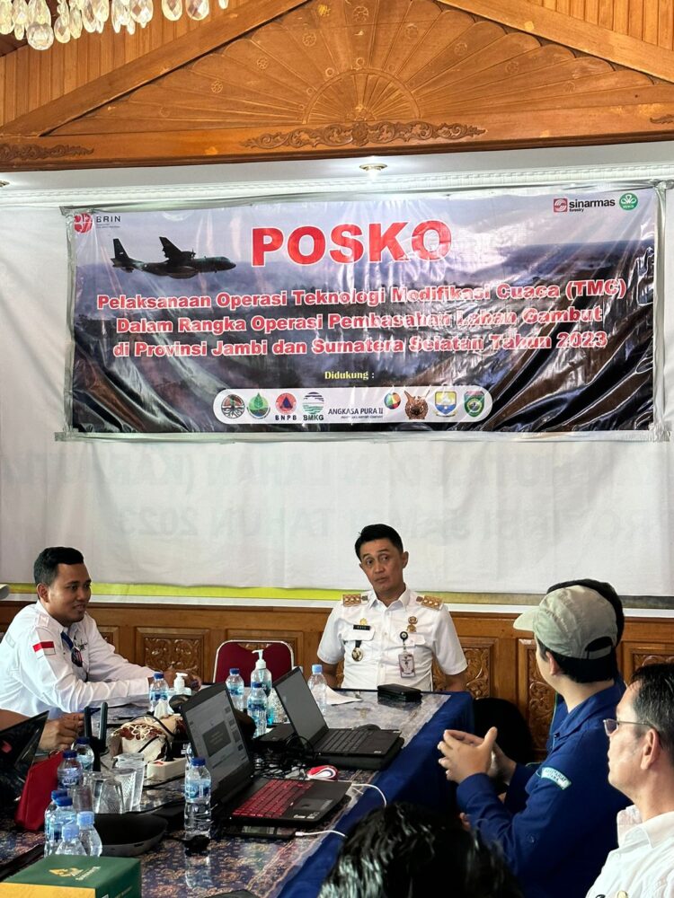 Antisipasi Karhutla, Pj Bupati Bachyuni gelar Rapat Bahas Operasi Tekhnologi Modifikasi Cuaca.