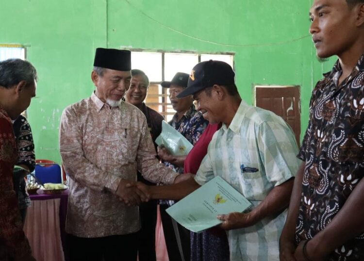 Kepala ATR/BPN Merangin Musleh Dampingi Bupati Mashuri