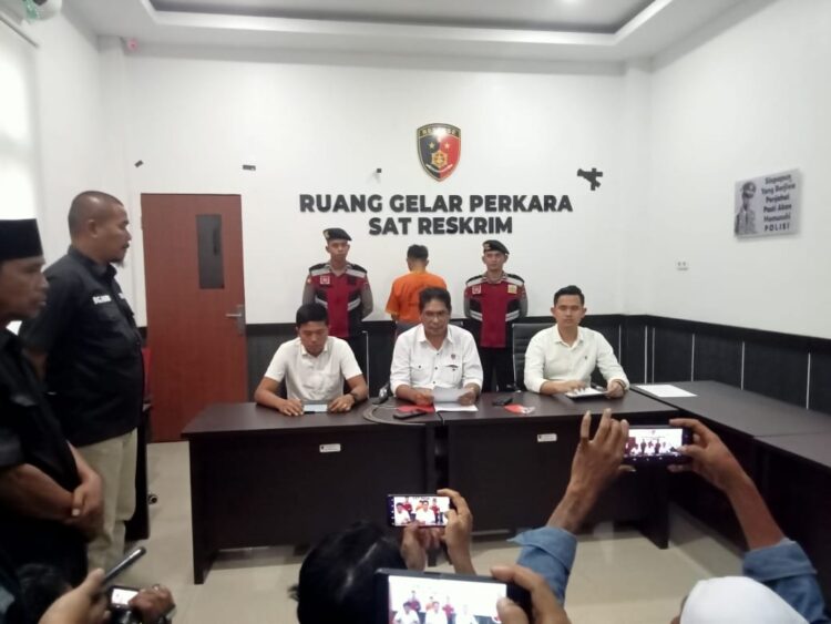 Pres Conference, Kapolres Batanghari