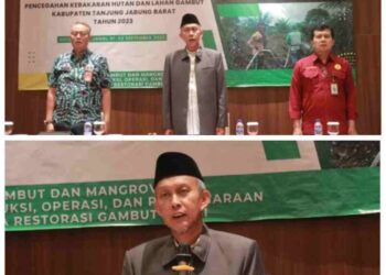 Sekda Tanjabbar Buka Secara Resmi FGD Pencegahan Kebakaran Hutan dan Lahan