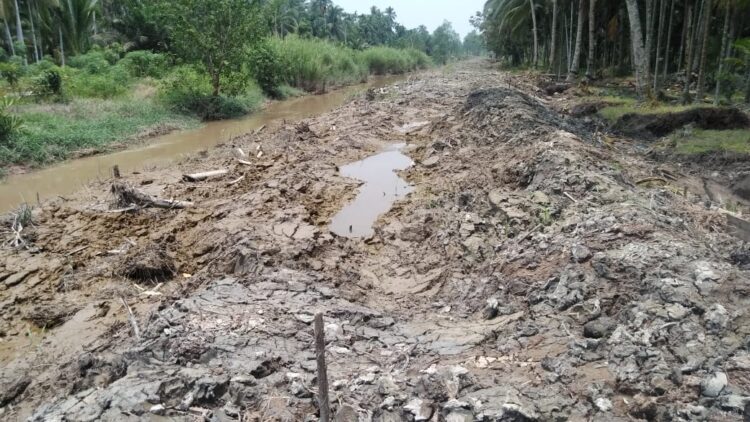 Proyek Tanggul Sungai Gebar Dikerjakan Asal Jadi, PPTK Sebut Akan Diperbaiki Secara Manual