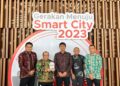 Bupati Fadhil Terima Penghargaan Smart City