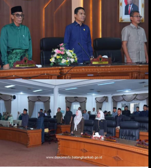 Wabup Bakhtiar Hadiri Paripurna LKPJ DPRD Batanghari