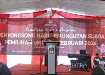 Wakili Pj Bupati, Sekda Hadir di Sosialisasi dan Doa Bersama