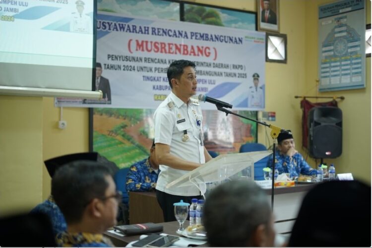 Pejabat Bupati Kabupaten Muaro Jambi Membuka Secara Resmi MUSRENBANG Tahun 2024