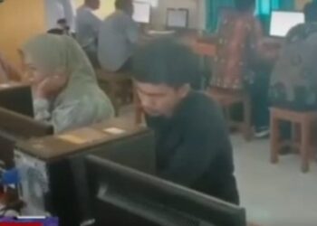 KPU kabupaten Batanghari mengadakan tes seleksi tertulis Calon anggota PPK
