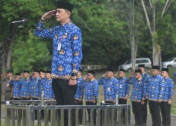 Pj Bupati Muaro Jambi Pimpin Upacara HKN 2024