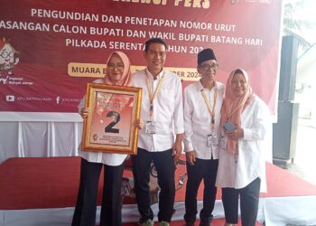 Paslon Cabup Cawabup Fadhil Bakhtiar Dapat Nomor Urut 2