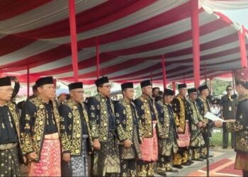 Gubernur Alharis di Dampingi Pj Raden Najmi Kukuhkan BPD Muaro Jambi