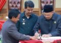 Pj Bupati Muaro Jambi Raden Najmi Hadiri Paripurna RPJPD DPRD