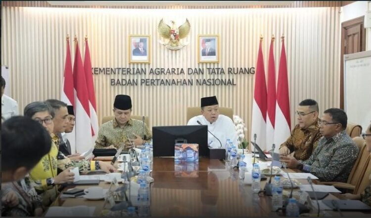 Kementrian ATR/BPN Ajak Menteri Transmigrasi Sukseskan Kebijakan Satu Peta