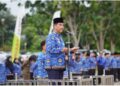 Pj Bupati Muaro Jambi Rd Najmi Memimpin Upacara HKN Perdana Tahun 2025