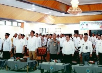 Serentak Zoom Meeting. Bupati Fadhil Ikuti Launching Kelembagaan KMP