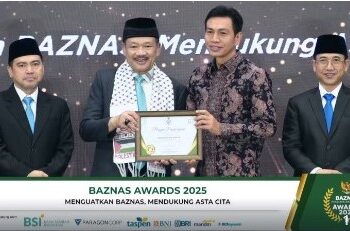 Bupati Fadhil Sabet BAZNAS Award dan Kepala Daerah Award 2025.