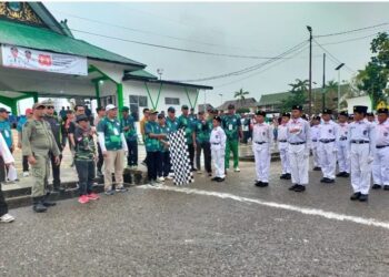 Wabup Batanghari Bakhtiar Lepas Pawai Pembangunan