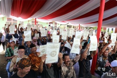 Setahun, Menteri Nusron Redistribusi 195.734 Bidang Tanah untuk 39.556 KK