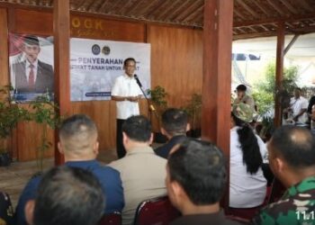 Penyerahan Sertipikat Tanah untuk Masyarakat Gunungkidul